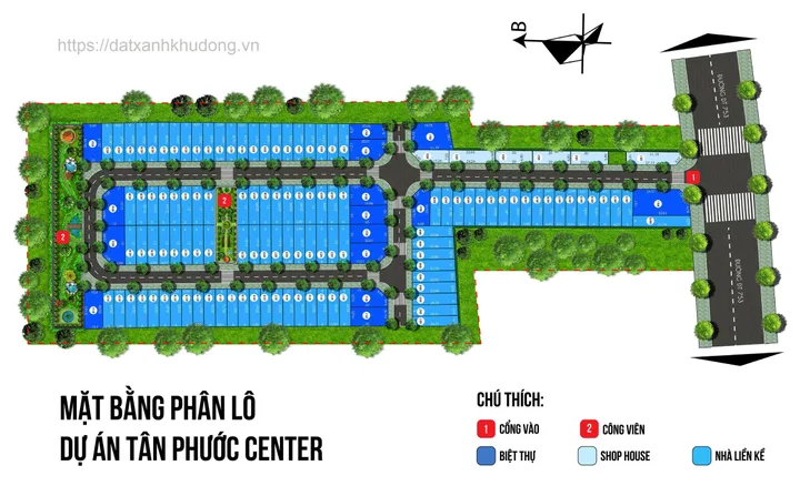 Bán đất nền KDC Tân Phước Center Đồng Phú, 124.2m2, sổ hồng riêng chính chủ