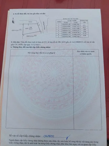 Bán đất 121m² có sẵn 100m² thổ cư ngang 7m giá 2 tỷ tại Phường Hải Yên Thành phố Móng Cái