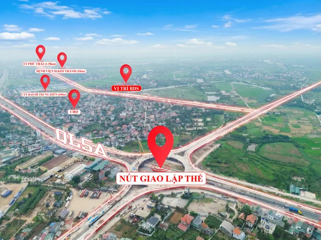 Bán đất Phú Thái gần khu vực Nút Giao Lập thể đường ô tô tải
