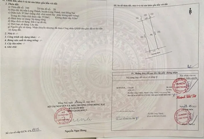 Nhà Trung Tâm Thị Trấn Long Thành Sẵn Hợp Đồng Thuê nhà 97m2