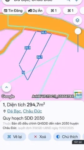 Đất Nền Đá Bạc Châu Đức Bà Rịa Vũng Tàu