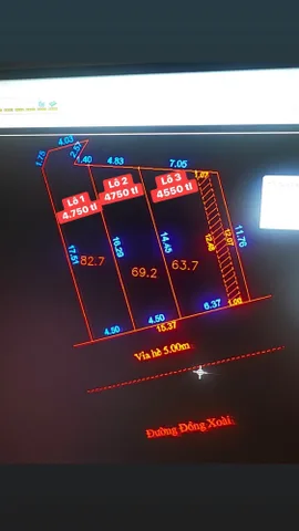 🔴💥Bán đất 3 Lô liền kề đường Đồng Xoài - Đường 10,5m