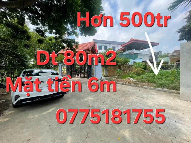 CẦN BÁN GẤP LÔ ĐẤT 80M, ĐỂ TRẢ NỢ NGÂN HÀNG