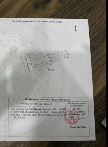 Bán nhà mặt tiền Tô Hiến Thành, cách biển 200m, gần ngay trung tâm du lịch An thượng.