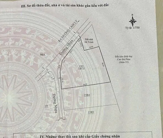 Bán đất 1487m² có sẵn 300m² thổ cư ngang 50m giá 25 tỷ tại Phường Lang Biang - Đà Lạt