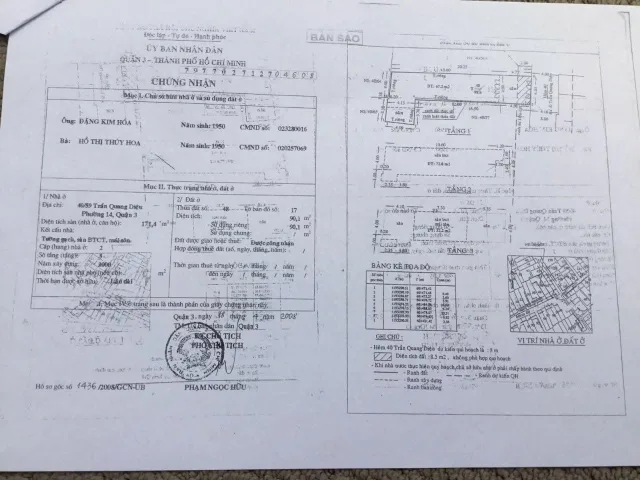 Chính Chủ Bán Nhà Hẻm 40/59 Trần Quang Diệu – Giá 15 tỷ