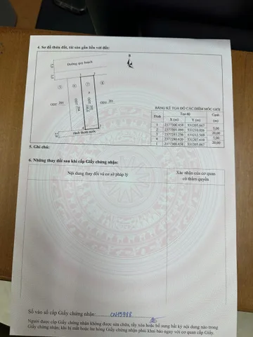 Bán nhà 100.5m² có sẵn 100m² thổ cư ngang 5m giá 2.6 tỷ tại Phường Móng Cái 1
