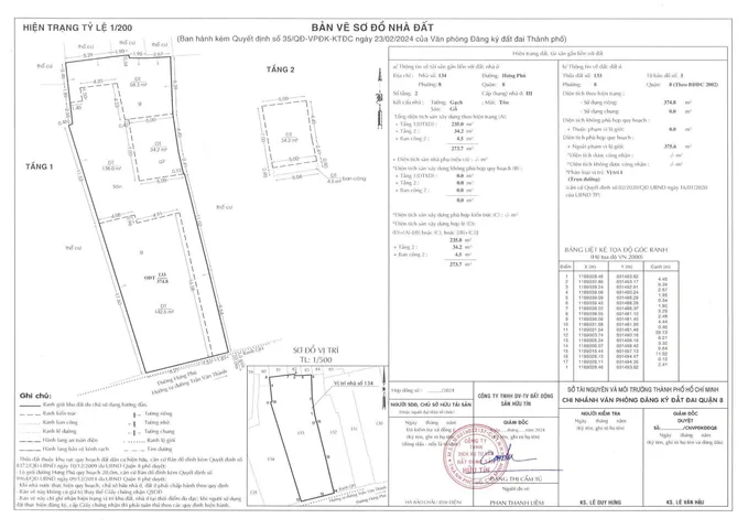 Chính Chủ Bán Nhà Mặt tiền 134 Hưng Phú – Giá 66 tỷ