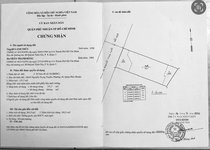 Chính Chủ Bán Nhà Hẻm 284/4 Nguyễn Trọng Tuyển – Giá 46 tỷ