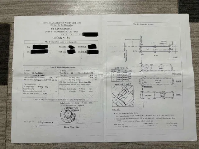 Chính Chủ Bán Nhà Mặt tiền 92B Cao Thắng – Giá 33 tỷ