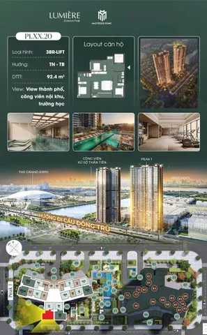 BIỆT THỰ TẦNG KHÔNG" 3BR-LIFT – ĐẶC QUYỀN THANG MÁY RIÊNG TẠI LUMIÈRE ESSENCE PEAK VINHOMES CỔ LOA
