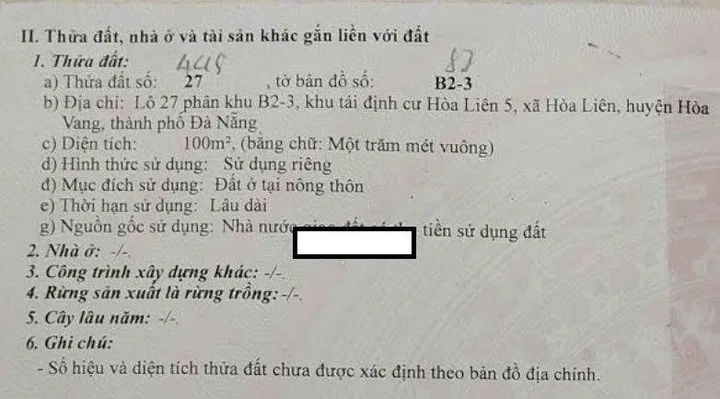 📌📌📌LÀM VIỆC TRỰC TIẾP GIÁ TỐT !!! Bán đất TDC Hòa Liên 5, Hòa Hiệp Bắc