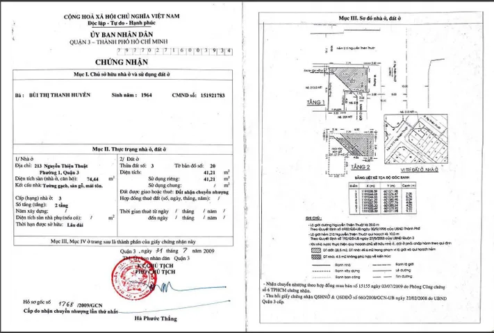 Gia Đình Cần Bán Nhà Mặt tiền 213 Nguyễn Thiện Thuật – Giá 22,9 tỷ