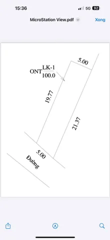 Bán đất 100m² full thổ cư ngang 5m giá 3.3 tỷ tại Đường Nguyễn Trãi Xã Việt Tiến