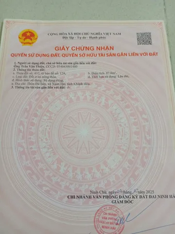 ĐẤT ĐẸP – GIÁ TỐT – CHÍNH CHỦ CẦN BÁN ĐẤT Xã Hộ Hải, Huyện Ninh Hải, Tỉnh Ninh Thuận