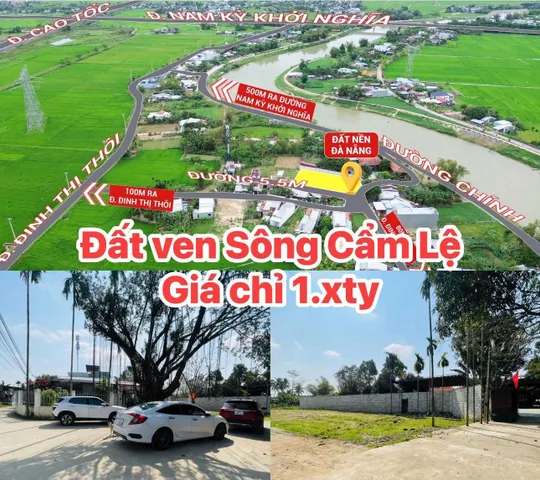 📍Bán đất Hoà Tiến - ven Sông Cẩm Lệ giá chỉ 1.x tỷ