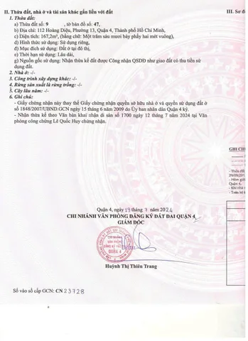 Cần Bán Nhà Mặt tiền 112 Hoàng Diệu – Giá 28 tỷ