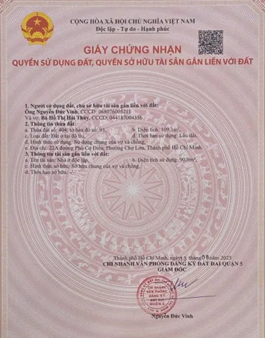 Cần Bán Nhà Mặt tiền 22A Phó Cơ Điều – Giá 25 tỷ