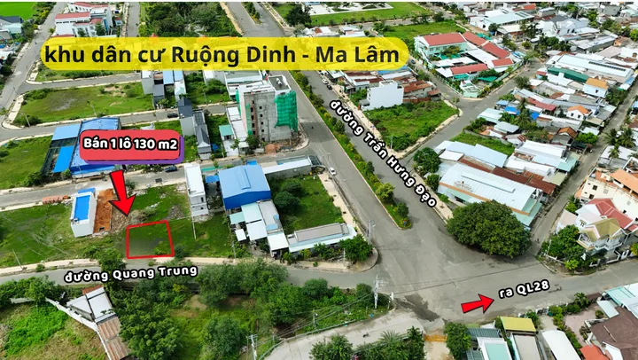 Bán đất khu dân cư ruộng Dinh Ma Lâm