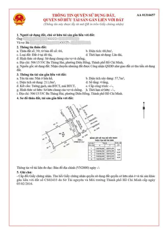 Chính Chủ Bán Nhà Hẻm 570/1 + 506/15/33C Đường 3 Tháng 2 – Giá 38 tỷ