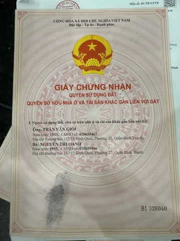 Cần Bán Nhà Hẻm 117/13 Bình Quới – Giá 38,5 tỷ
