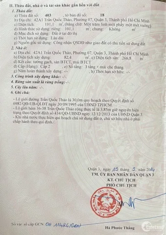 Chính Chủ Bán Nhà Mặt tiền 103-105 Phan Xích Long – Giá 95 tỷ