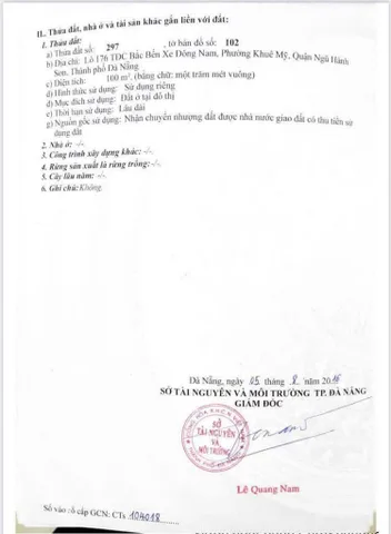 📌📌📌LÀM VIỆC TRỰC TIẾP GIÁ TỐT !!! Bán đất Minh Mạng, Hòa Hải