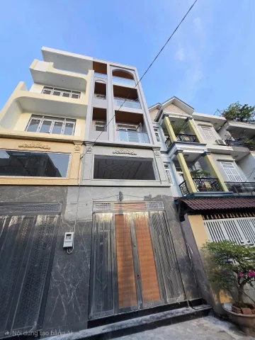 Nhà xây mới 5 tầng,BìnhTĐông,thang máy xịn, giáp khu tên lửa,hxh tránh, 9,5tỉ.
