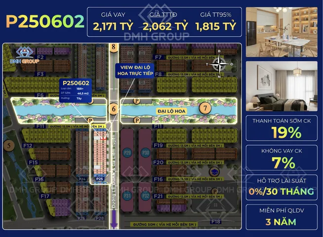 Căn cuối quỹ độc quyền: Chính xác 483 triệu sở hữu ngay căn Duplex 2 tầng đặc biệt hơn 68m2 diện tích sử dụng tại trung tâm Hà Nam. Ân hạn gốc lãi 30 tháng!