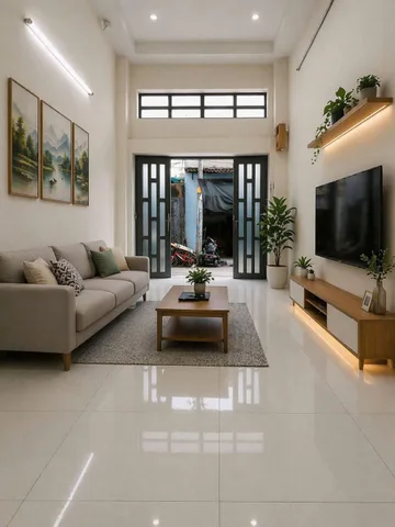 NHÀ 3 TẦNG 64M2 - HẺM Ô TÔ - TƯƠNG LAI MẶT TIỀN ĐƯỜNG - SỔ ĐẸP HOÀN CÔNG - KO QUY HOẠCH KO LỘ GIỚI