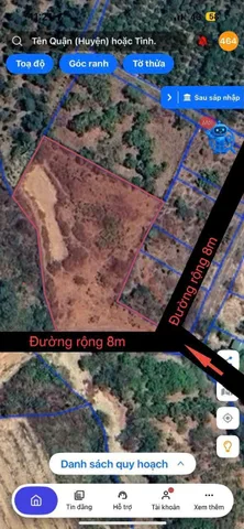 Bán đất 2448.3m² có sẵn 60m² thổ cư ngang 50m giá 1.35 tỷ tại Xã Ea Nuôl