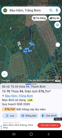 Nhà Đất Thanh Bình Trảng bom Đồng Nai