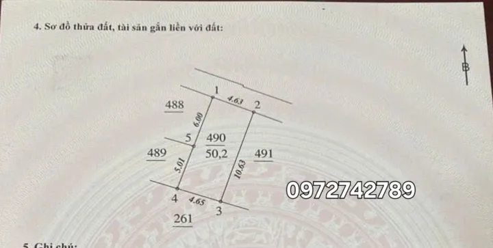 Bán đất 50m² full thổ cư ngang 4,6m giá 8.5 tỷ tại Đường Thụy Phương Phường Đông Ngạc