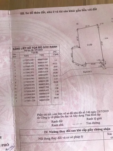 Bán đất 2643m² ngang 70m giá 7.4 tỷ tại Xã Hiệp Phước