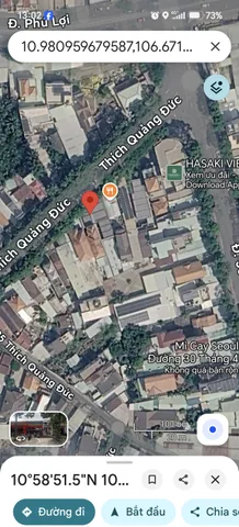 Bán đất 626m² có sẵn  thổ cư ngang 1m giá 60 tỷ tại Phường Phú Lợi