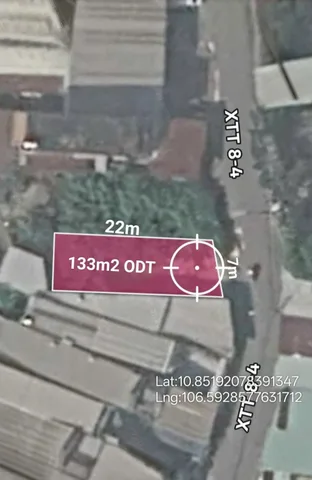 Bán đất 133.9m² có sẵn 133m² thổ cư ngang 7m giá 5.4 tỷ tại Xã Bà Điểm