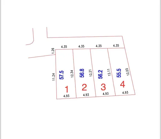 Bán đất 50,6m² full thổ cư ngang 4,35m giá 2.45 tỷ tại thị trấn Đông đoài-  Xã Phú Xuyên