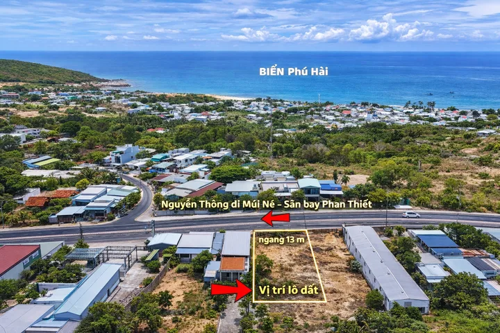 Bán 908 m2 đất view biển mặt tiền nguyễn thông mũi né (giá tốt)