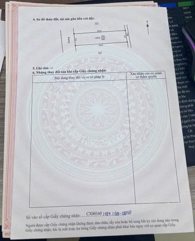 Bán đất 100m² full thổ cư ngang 5m giá 4.35 tỷ tại Xã Yên Phong