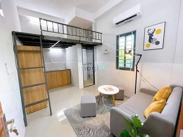 Căn hộ có gác + máy lạnh mới xây ở Lê Trọng Tấn Tân Phú