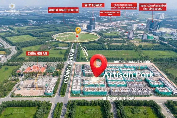 KHU SHOP HOUSE VỊ TRÍ CÁCH VÒNG XOAY METRO 300m. THANH TOÁN 30% nhận nhà kinh doanh ngay