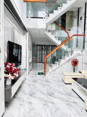 Bán Nhà TX47 Thạnh Xuân Q12, DT 4x14m, 4 tầng, 4PN, hẻm xe tải 8m, gần Hà Huy Giáp, sổ hồng hoàn công đầy đủ