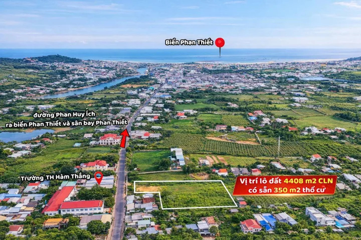 Bán đất vườn có thổ cư ngay Phan Thiết đường Phan Huy Ích