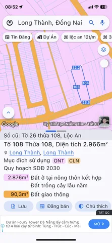 3000m2 ĐƯỜNG NHỰA KHU DÂN CƯ LỘC AN NGAY ERA CITY