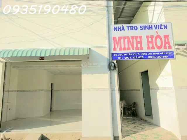 Nhà trọ có gác, phòng đẹp, rộng rãi ngay trung tâm TP. Cần Thơ , cầu Hưng Lợi, cách chợ Tầm Vu 200m