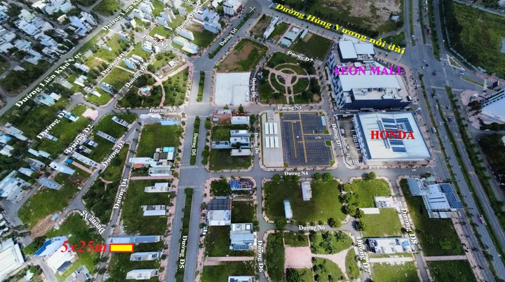 CẦN BÁN ĐẤT ĐƯỜNG D4 – KDC IDICO – SÁT AEON TÂN AN