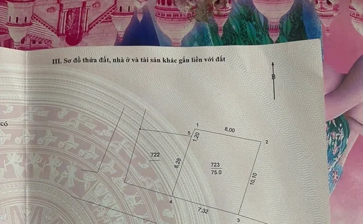 Bán đất 75m² full thổ cư ngang 7,32m giá 4.8 tỷ tại Xã Chương Dương ( Làng mui- tô hiệu cũ)