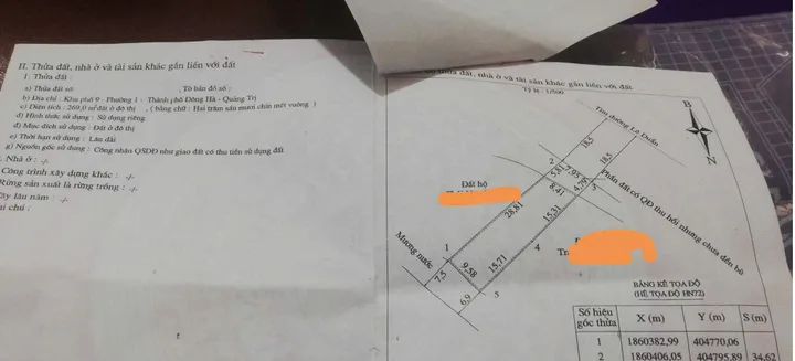Mặt tiền kinh doanh Lê Duẩn - ngay cầu Vượt Quốc lộ 9b
