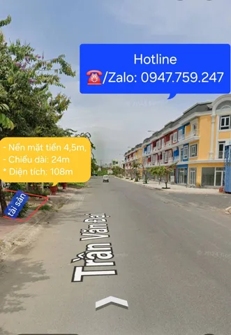 Bán nền tiếp giáp mặt tiền đường Trần Văn Đại, Phường 2, TP. Bạc Liêu, tỉnh Bạc Liêu