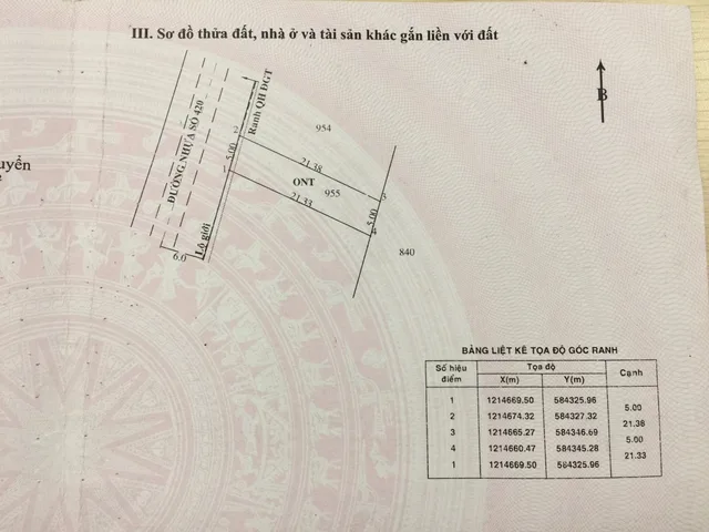 Bán đất MT nhựa 420, cách TL8 100m – 5x21 full thổ cư, giá 1,9 tỷ